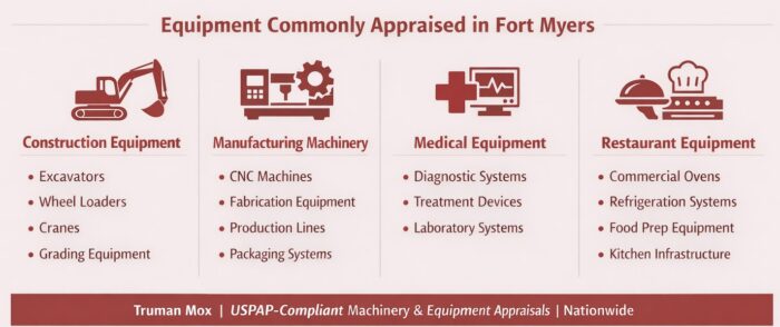 Equipment Commonly Appraised in Fort Myers